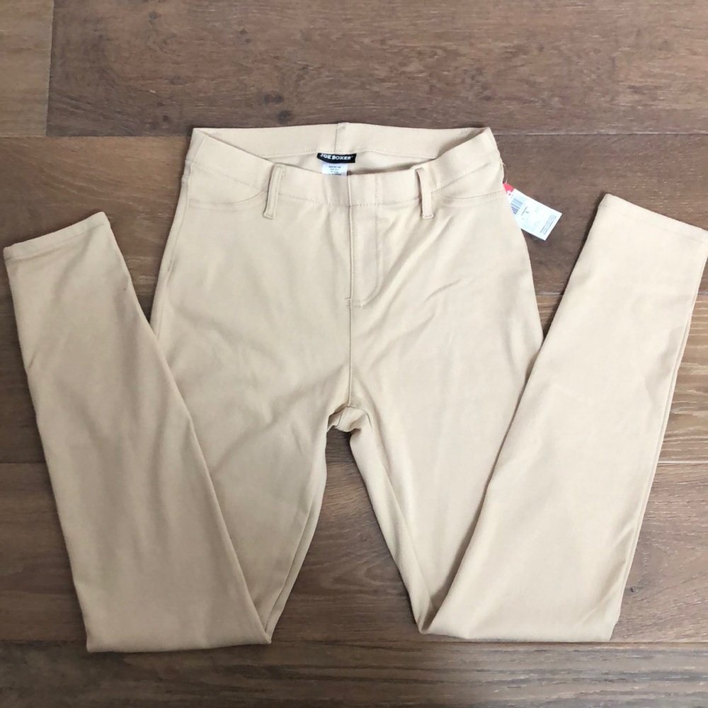 NWT Joe boxer camel beige stretchy soft jeggings